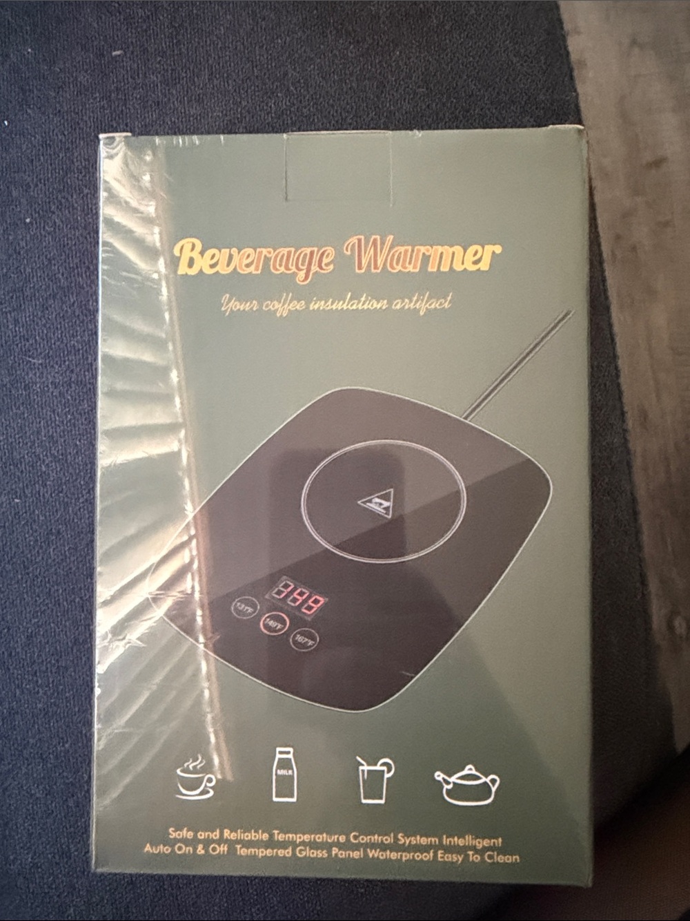 Beverage Warmer Electric Mug Heater - Black